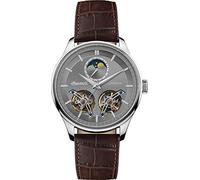 Ingersoll The Chord Mens Automatic Watch I07201 with a Grey Dial and a Brown Genuine Leather Band