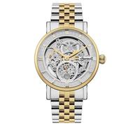 Ingersoll The Herald Herren-Automatikuhr, 40 mm, mit Skelett-Zifferblatt und zweifarbigem Silber/Gold-Armband