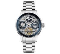 INGERSOLL - THE JAZZ - silber - blau-skelettiert - silber / 42 MM