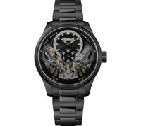 Ingersoll Herrenuhr Naismith I16102, 46mm Automatik, dunkelblaues Zifferblatt, IP-Gun Edelstahlband