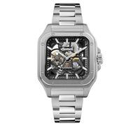INGERSOLL - THE OLLIE - silber - schwarz-skelettiert - silber / 42 MM