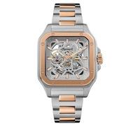 Ingersoll The Ollie Herren-Automatikuhr, 42 mm, mit skelettiertem Zifferblatt und zweifarbigem Silber/Roségold-Armband