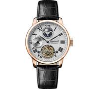 Ingersoll The Riff Mens Automatic Watch I07402 with a Silver Dial and a Black Genuine Leather Band
