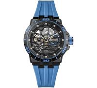 Ingersoll The Rigger 45 mm automatische Herrenuhr mit blauem Zifferblatt und blauem PU-Armband - I17901