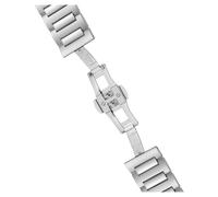 Ingersoll The Anvil Herren 46,5mm Automatikuhr mit schwarzem Zifferblatt und silberfarbenem Edelstahlarmband