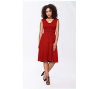 Ingoria SCARLET wendbares Jerseykleid mit separater Kimono-Schärpe rot XS