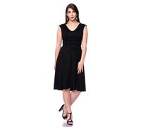 Ingoria SCARLET wendbares Jerseykleid mit separater Kimono-Schärpe Schwarz XXL