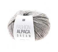 inkalfa Honbeanify Rico Fashion Alpaca Dream, Fb. 023 hellgrau meliert, weiche Mischung aus Merinowolle und Alpaka Wolle Nadelstärke 8 mm
