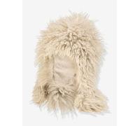 Inkamütze Langhaarplüsch Ohrenklappen Mädchen Sterntaler beige Gr. 55 cm