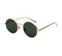 Inlefen Runde Metallrahmen Gläser Vintage Kreis Sonnenbrille für Männer und Frauen