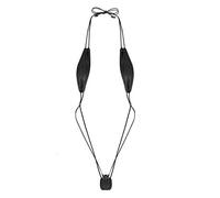 inlzdz Damen Mini Bikini Neckholder Micro BH String Slingshots Tribal Push Up Bikini Thong Einteiler Monokini Dessous Lingerie Swimwear Swimsuit Schwarz One_Size