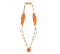 inlzdz Damen Mini Bikini Neckholder Micro BH String Slingshots Tribal Push Up Bikini Thong Einteiler Monokini Dessous Lingerie Swimwear Swimsuit Orange One_Size