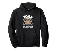 Inner Peace Achieved Movement Optional Yoga Faultier Pullover Hoodie
