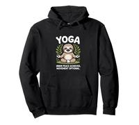 Inner Peace Achieved Movement Optional Yoga Faultier Pullover Hoodie