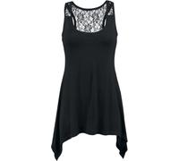 INNOCENT Amber Frauen Top schwarz L 65% Baumwolle, 35% Polyester Casual Wear, Nu Goth, Rockwear