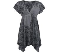 Innocent Smock Kurzes Kleid grau in XL