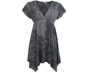 Innocent Smock Kurzes Kleid grau in XS
