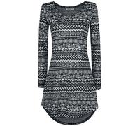 Innocent Winter Dress Kurzes Kleid grau schwarz in 3XL