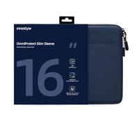 INNOSTYLE Laptop Hülle für 15-16 Zoll MacBook Pro/Air, HP, Dell, Lenovo, Asus Notebook, Schutzhülle Laptophülle mit Zubehö Tasche, Wasserdicht (Blau, 16 Zoll)