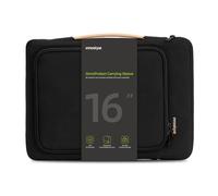 INNOSTYLE Laptophülle für 15-16 Zoll MacBook Pro/Air, HP, Dell, Lenovo, Asus Notebook, Schutzhülle Tragetasche mit Zubehö Tasche, Wasserdicht (Schwarz, 16 Zoll)