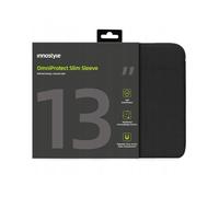 INNOSTYLE Laptoptasche 13 Zoll, Wasserdicht, Leicht, Langlebig, OmniProtect Slim Schwarz, Kompatibel mit MacBook Pro/Air, HP ProBook, Dell Inspiron, Yoga, ASUS, Ideal für Arbeit und Reisen