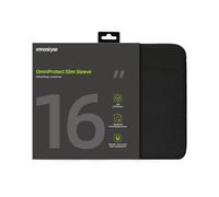 INNOSTYLE Laptoptasche 15,6 16 Zoll, Wasserdicht OmniProtect Slim Schwarz, Kompatibel für MacBook Pro/Air, HP ProBook, Dell Inspiron, Yoga, ASUS, Schwarz
