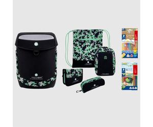 Innovabag Schulranzen Nero Menta 8 tlg