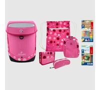 Innovabag Schulranzen Set Pink Bubbles 8tlg.