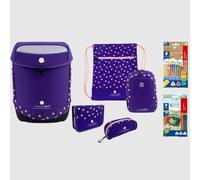 Innovabaq Schulranzen-Set Universal Viola Pastell