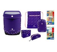 Innovabaq Schulranzen-Set Viola Pastell