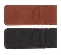 INOOMP 2 Stück Pack Stifteetuis aus Pu Leder Elegantes und Praktisches Stifteetui zum Schutz von Kugelschreibern und Füllfederhaltern für Täglichen Gebrauch im Büro