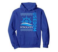 Insel USEDOM Ostsee Usedom Urlaub Lustiges Usedomer Pullover Hoodie, Unisex für Erwachsene, Königsblau, XL