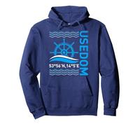 Insel USEDOM Ostsee Usedom Urlaub Lustiges Usedomer Pullover Hoodie, Unisex für Erwachsene, Marineblau, XL