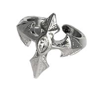 INSEOWI Diamanten Geschliffenes Kreuz Design Verstellbare Gothic Ringe Allergiesichere Legierung Unisex Schmuck Für Den Täglichen Gebrauch Partys Anpassbarer Legierungsring