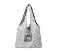 INSEOWI Modische Einkaufstasche Aus Einkaufstasche Stoff Schultertaschen Trendige Schultertaschen Arbeitstaschen Valentinstagsgeschenk Für Frauen Und Mädchen Schultertasche Mit Blumenmuster