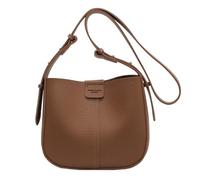 INSEOWI Schultertasche für Damen und Mädchen, großes Fassungsvermögen, einfarbig, mit kleiner Geldbörse, Crossbody, vielseitig, modisch, geräumig, Damen-Handtasche, braun, One Size