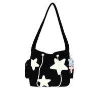 Inshere Niedliche Stern-Crossbody-Tasche - Y2K Kawaii Messenger für Frauen, Männer und Teenager-Mädchen Mit Nylon-Stern-Schulter Design