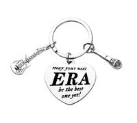 Inspirierendes Musikgeschenk für Frauen, Musikliebhaber, Musiknoten-Schlüsselanhänger für Rucksack, Sängerin, Mikrofon, Schlüsselanhänger, Zubehör für Frauen, Tochter, Bestie, Geburtstag, Weihnachten,