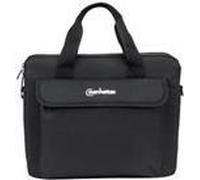 Intellinet Manhattan London Laptop Bag 12.5", Top Loader, Black, LOW COST, Accessories Pocket, Shoulder Strap (removable), Notebook Case, Three Year Warranty - Notebook-Tasche - 31,8 cm (12.5") - Schw