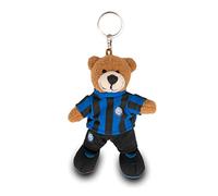 Inter Offizieller F.C Keyring Schlüsselanhänger mit Plüsch, Logo, 10 cm, 41713, beige