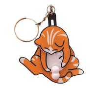 Interaktiver Katzen-Schlüsselanhänger, 3D-herausziehbare rotierende Kugeln, kreativer Schlüsselanhänger-Anhänger, Tierornament, Spielzeug, Rucksack, Handtasche, Dekoration für Kinder und Erwachsene