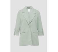 QS Interlock-Blazer mit Krempelarm salbeigrün 34