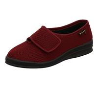 Intermax TOP-19 Bordo Damen Hausschuh Textil Bordo rot