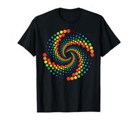 Internationaler Tag Punkt Spirale Punkte Bunte Männer Frauen Kinder T-Shirt