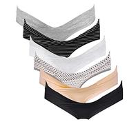 Intimate Portal Umstandsunterhosen Damen Baumwolle Unterbauch Bikini Schwangerschaft Wochenbett 6er-Pack Inspiration S