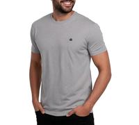 INTO THE AM Herren-T-Shirt - Kurzarm Rundhalsausschnitt weich tailliert T-Shirt S - 4XL Frisches klassisches T-Shirt, Basic - Grau meliert, Mittel