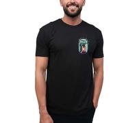 INTO THE AM Premium Graphic Tees Herren - Coole Shirts Design T-Shirts S - 4XL, Lunar Harvest Ii leuchtet im Dunkeln, XL