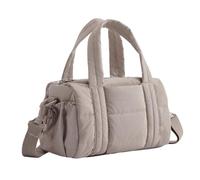 Introti Mini Turnbeutel für Damen - Kleine Seesack mit abnehmbarem Riemen, Puffy gesteppte Crossbody Umhängetasche für Reisen, Fitness und den täglichen Gebrauch, Sandfarbe, Sporttaschen, Turnbeutel