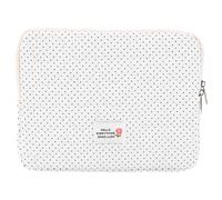 Introti Puffy Laptop-Hülle, 11/13/15 Zoll, Laptop-Tragetaschen, Schleifen-Dekor, schlanke Schutzhülle für Damen und Bürobedarf