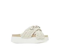 INUIKII Inuikii WOVEN STONES PLATFORM Damen Pantoletten (70103-106-1100) Cremig 40